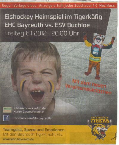 Spielank&uuml;ndigung gegen Buchloe